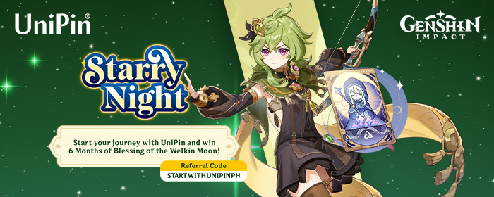 Starry Night with UniPin Sign Up (PH)